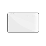 Back Panel Cover For Simmtronics Xpad X1010 White - Maxbhi.com