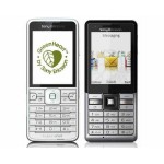 Back Panel Cover for Sony Ericsson C901 GreenHeart - Black