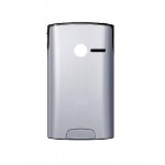 Back Panel Cover For Sony Ericsson W150a Yizo Silver - Maxbhi.com