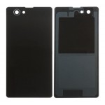 Back Panel Cover For Sony Xperia Z1 Compact Black - Maxbhi Com
