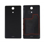 Back Panel Cover For Sony Xperia Zr Black - Maxbhi Com