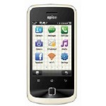 Back Panel Cover for Spice M-5885 Cappuccino 2 - White