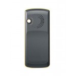Back Panel Cover For Spice M6350 Black Golden - Maxbhi.com