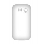 Back Panel Cover For Spice Mi354 Smartflo Space Silver - Maxbhi.com