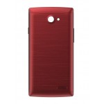Back Panel Cover For Spice Xlife Mi404 Red - Maxbhi.com