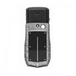 Back Panel Cover For Vertu Ascent Ti Damascus Steel Black - Maxbhi.com