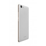 Back Panel Cover for Wiko Fever 4G - White & Gold