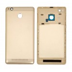 Back Panel Cover For Xiaomi Redmi 3s Prime Gold - Maxbhi Com