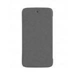 Flip Cover For Karbonn Android One Sparkle V Grey By - Maxbhi.com