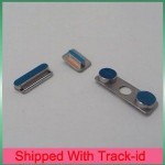 Home Button For Apple iPhone 4S Mute and Power Button Blue