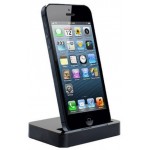 Mobile Stand For Apple iPhone 5, 5G Dock Type Black