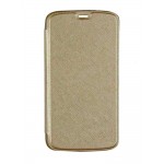 Flip Cover For Intex Aqua Y4 Champagne By - Maxbhi.com