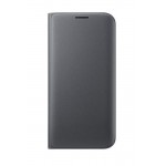 Flip Cover For Samsung Galaxy S7 Edge Black By - Maxbhi.com