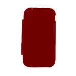 Flip Cover For Alcatel Ot990 Red By - Maxbhi.com