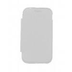 Flip Cover For Alcatel Ot990 White By - Maxbhi.com