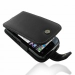 Flip Cover for Motorola Quench XT5 XT502 - Black