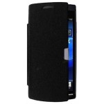 Flip Cover for Sony Ericsson J105 Naite GreenHeart - Black