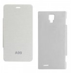 Flip Cover for Micromax Andro A60 - White