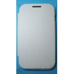 Flip Cover for Reliance Samsung M519 - White
