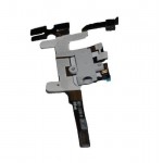 Audio Jack Flex Cable For Apple iPhone 4S With Power Button White