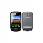 Back Cover for Samsung S3850 Corby II Black