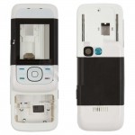 Full Body Housing for Nokia 5200 Black with White
