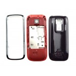 Full Body Faceplate For Nokia 5130 Xpress Music Red With Black - Maxbhi Com