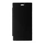 Flip Cover For Micromax Canvas Amaze 4g Q491 Black By - Maxbhi.com