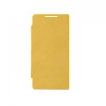 Flip Cover For Celkon Millennia Q455l Yellow By - Maxbhi.com