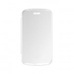 Flip Cover For Spice Stellar 361 Mi361 White By - Maxbhi.com