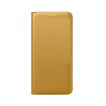 Flip Cover For Samsung Galaxy S6 Edge Plus Cdma Gold By - Maxbhi.com