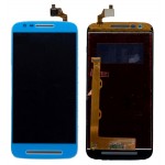 Lcd With Touch Screen For Moto E3 White By - Maxbhi Com
