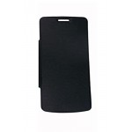 Flip Cover For Intex Aqua 3x Black By - Maxbhi.com