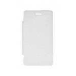 Flip Cover For Intex Aqua T4 White By - Maxbhi.com