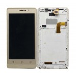 Lcd With Touch Screen For Intex Aqua Secure Gold By - Maxbhi Com