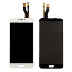 Lcd With Touch Screen For Meizu M3 Note M681h White By - Maxbhi Com