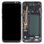 Lcd With Touch Screen For Samsung Galaxy S8 Black By - Maxbhi Com