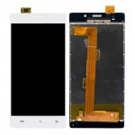 Lcd With Touch Screen For Intex Aqua Lions 3g White By - Maxbhi Com