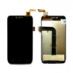Lcd With Touch Screen For Lyf Flame 6 Black By - Maxbhi Com