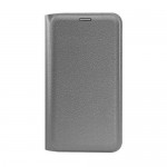 Flip Cover For Xiaomi Redmi 4 Grey By - Maxbhi.com