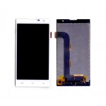 Lcd With Touch Screen For Intex Cloud String Hd White By - Maxbhi Com