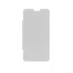 Flip Cover For Intex Aqua V 3g White By - Maxbhi.com