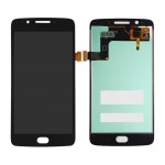 Lcd With Touch Screen For Moto G5 Black By - Maxbhi Com