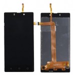 Lcd With Touch Screen For Lyf Wind 7s Black By - Maxbhi Com