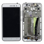 Lcd With Touch Screen For Asus Zenfone 3 White By - Maxbhi Com