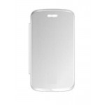 Flip Cover For Spice N300 White By - Maxbhi.com