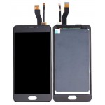 Lcd With Touch Screen For Meizu M5 Note Grey By - Maxbhi Com