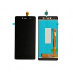 Lcd With Touch Screen For Wiko Fever 4g Black By - Maxbhi Com