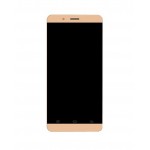 Lcd With Touch Screen For Intex Aqua Pro 4g Champagne By - Maxbhi.com