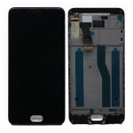 Lcd With Touch Screen For Meizu M5 32gb Black By - Maxbhi Com